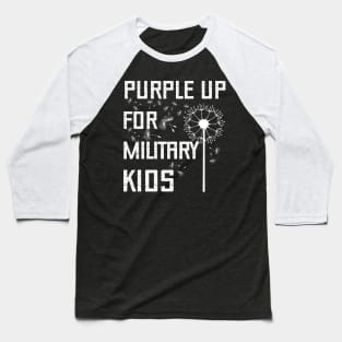 Purple Up For Military Kids - Month of the Military Child 2023 Baseball T-Shirt